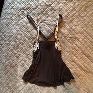 CLEARANCE! Skeleton Suspender Skirt